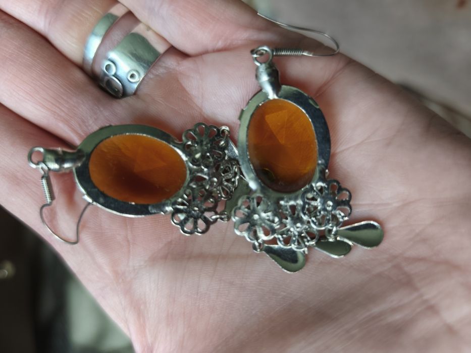 Kolczyki PRL używane