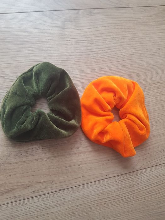 Gumki do włosów owijka welurowa duże 2 sztuki