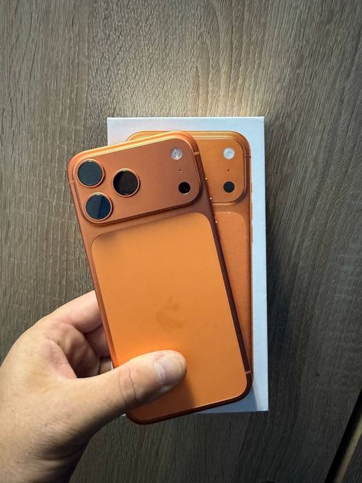 Apple iPhone 17 pro max 256 Gb cosmic orange Neverlock фізична сімка Айфон 17 про макс оранжевий