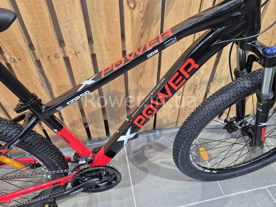 Алюмінієвий велосипед 27.5 AL Corso «X-POWER» PW-49580 алюміній 15"