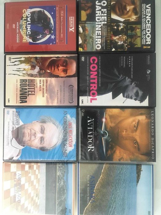 DVDs vários de coleção