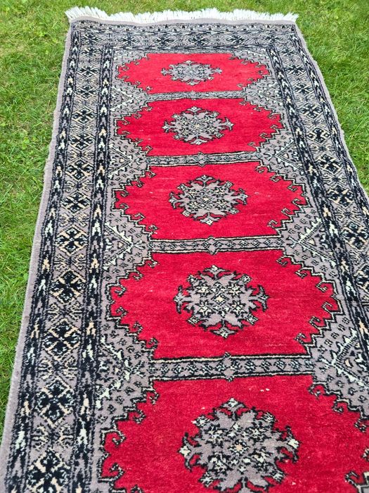 Buchara - Piękny chodnik wełniany- Rękodzieło - 84 x 250 cm