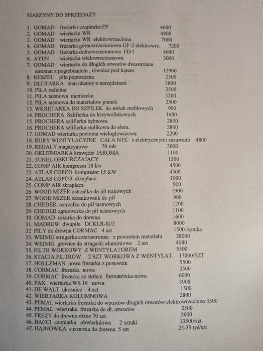 Odciąg trocin wyciąg filtr lakiernia