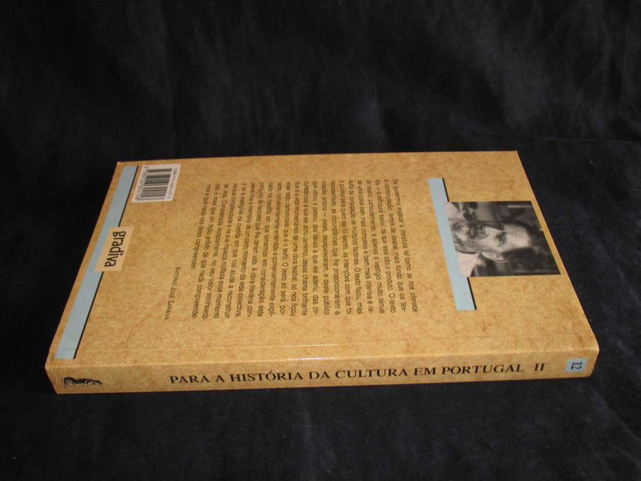 Livro Para a História da Cultura em Portugal II António José Saraiva