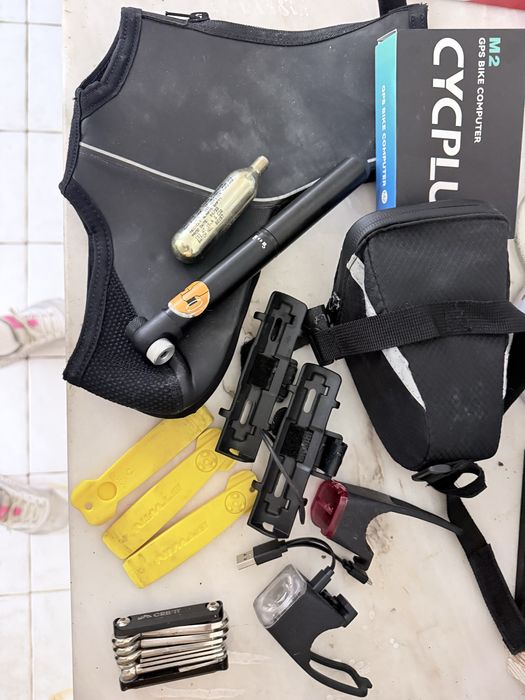 Kit do ciclista - itens bike