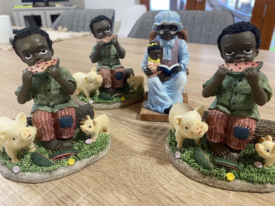 Figuras decorativas em marfinite