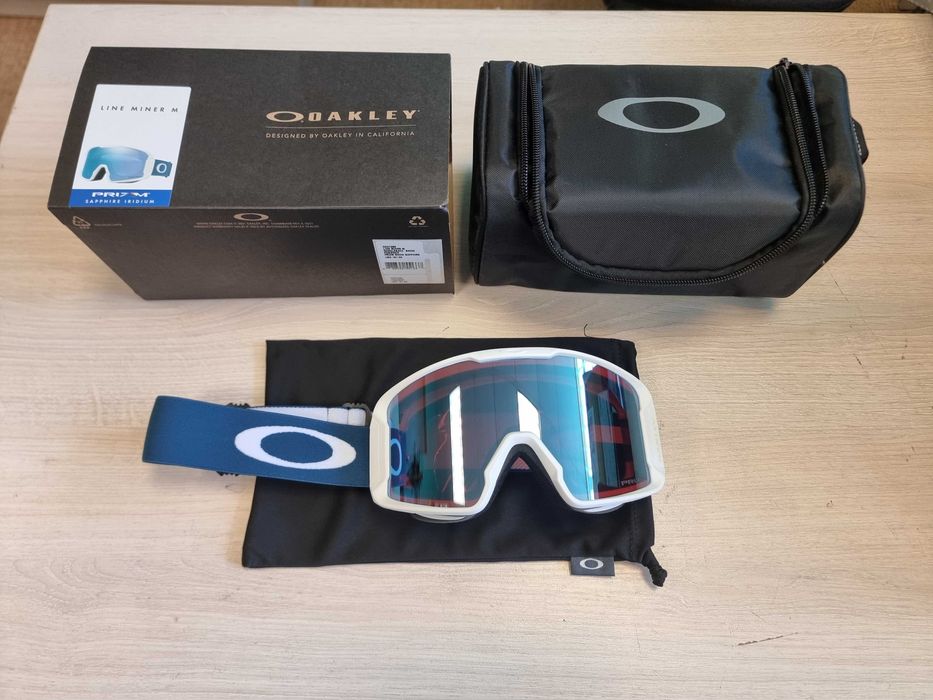 Гірськолижна горнолыжная маска Oakley Line Miner S M L XM XL різні