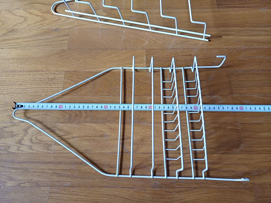 Conjunto de 3 suportes brancos para casa de banho