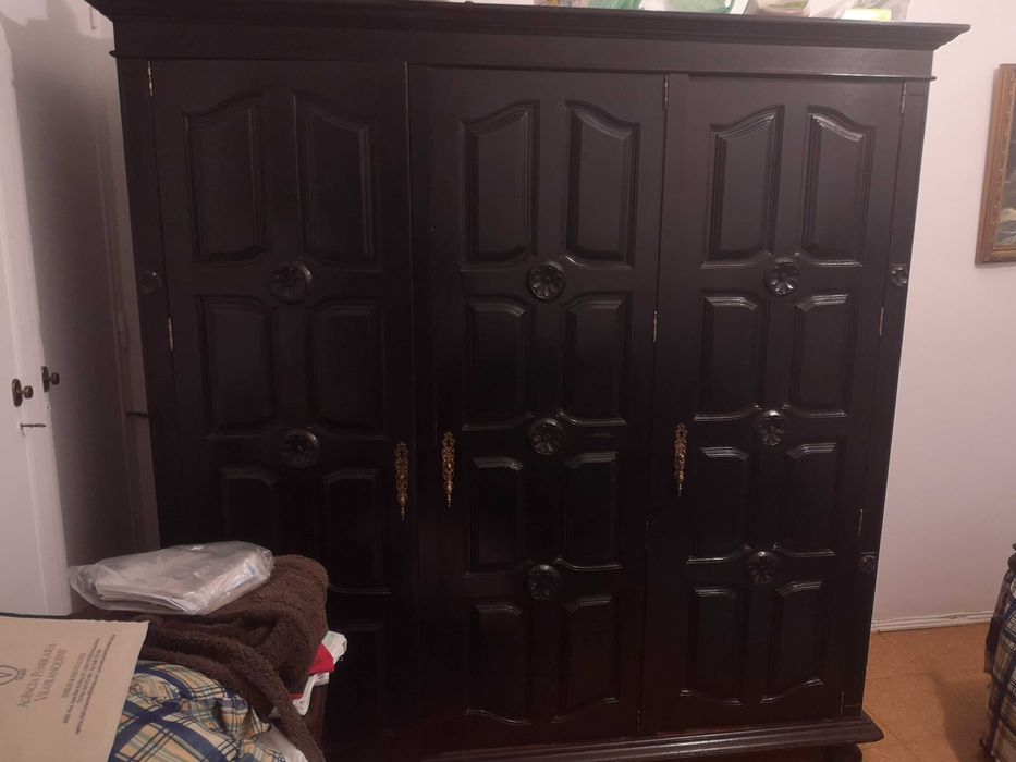 Conjunto quarto de casal estilo antigo