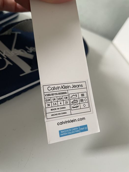 Calvin Klein Jeans japonki rozm.36