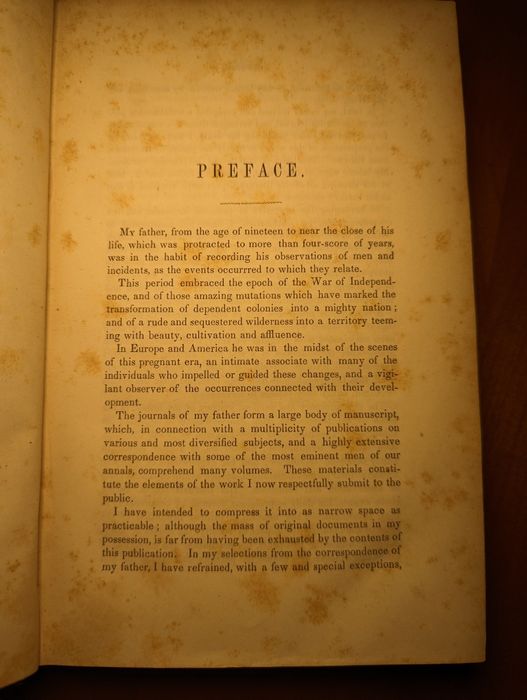 Men and Times of the Revolution or Memoirs of Elkanah Watson