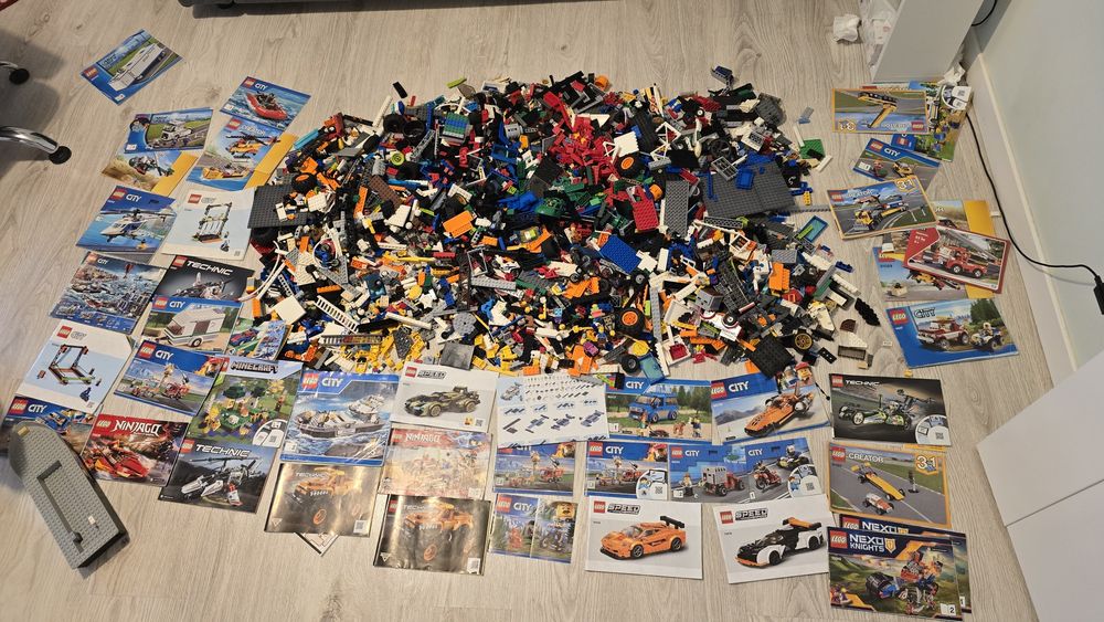 Duży zestaw klocków lego