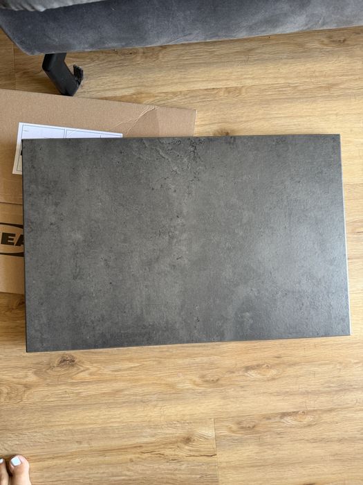 Front szafki szuflady ikea Kallviken ciemny szary beton 60x38