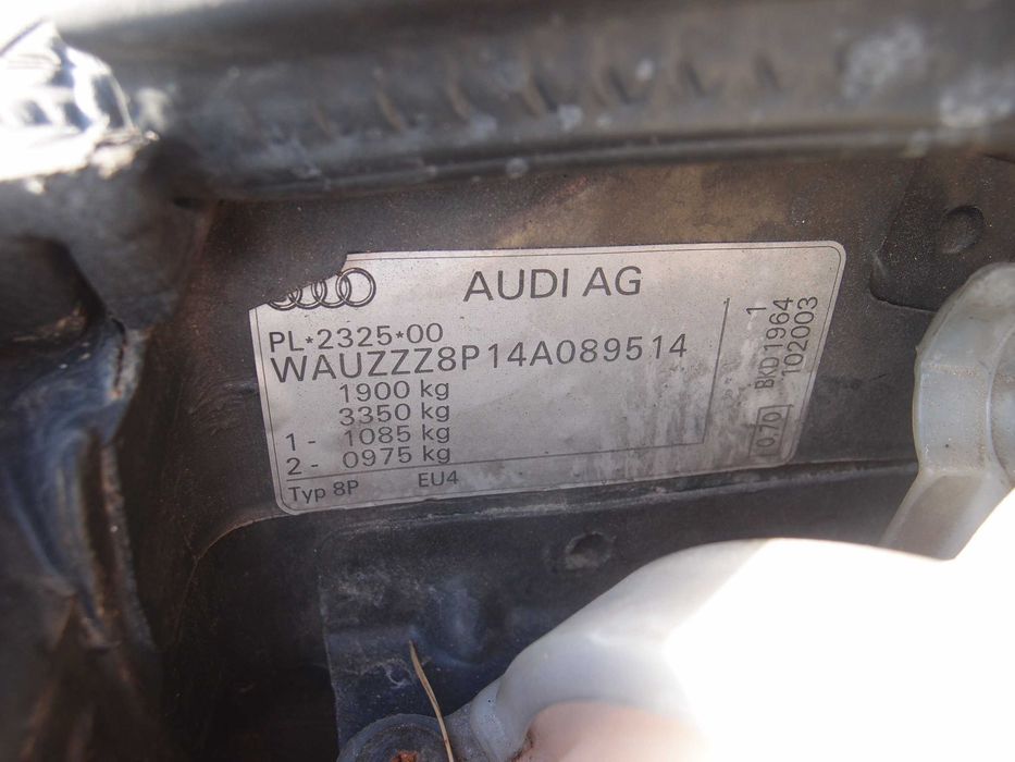 Audi A3 8P / 2.0D 140km / 2003r. / na części