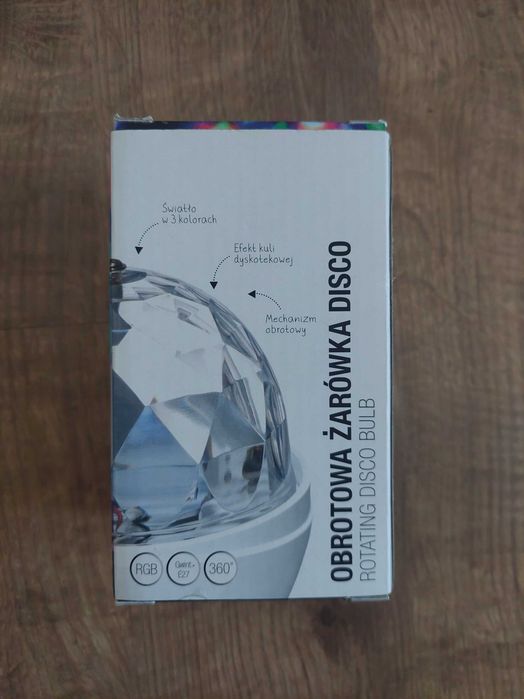 Nowa obrotowa żarówka disco