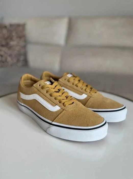 Nowe niskie trampki Vans Ward 39 musztardowe