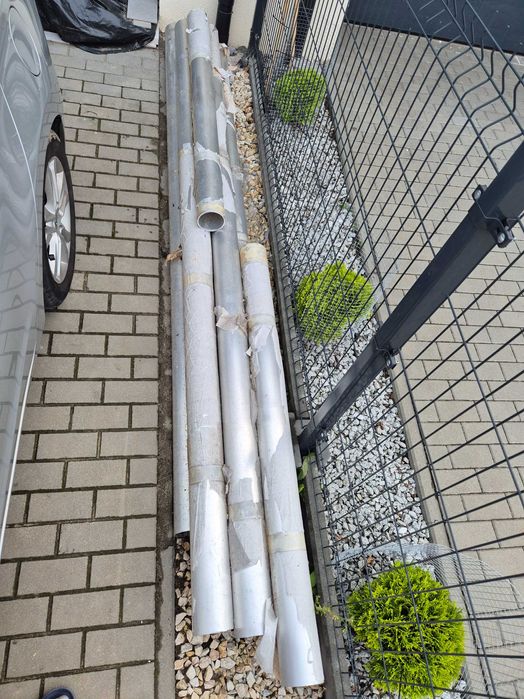 Rury aluminiowe szerokość 12cm