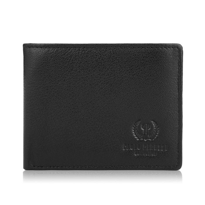 klasyczny skórzany portfel męski paolo peruzzi t-76-bl