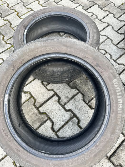 Używane opony wielosezonowe Continental - stan bardzo dobry.
