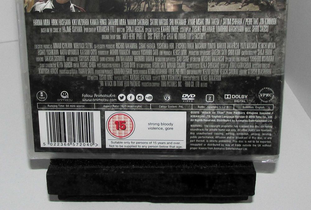 Attack On Titan Part 1 DVD