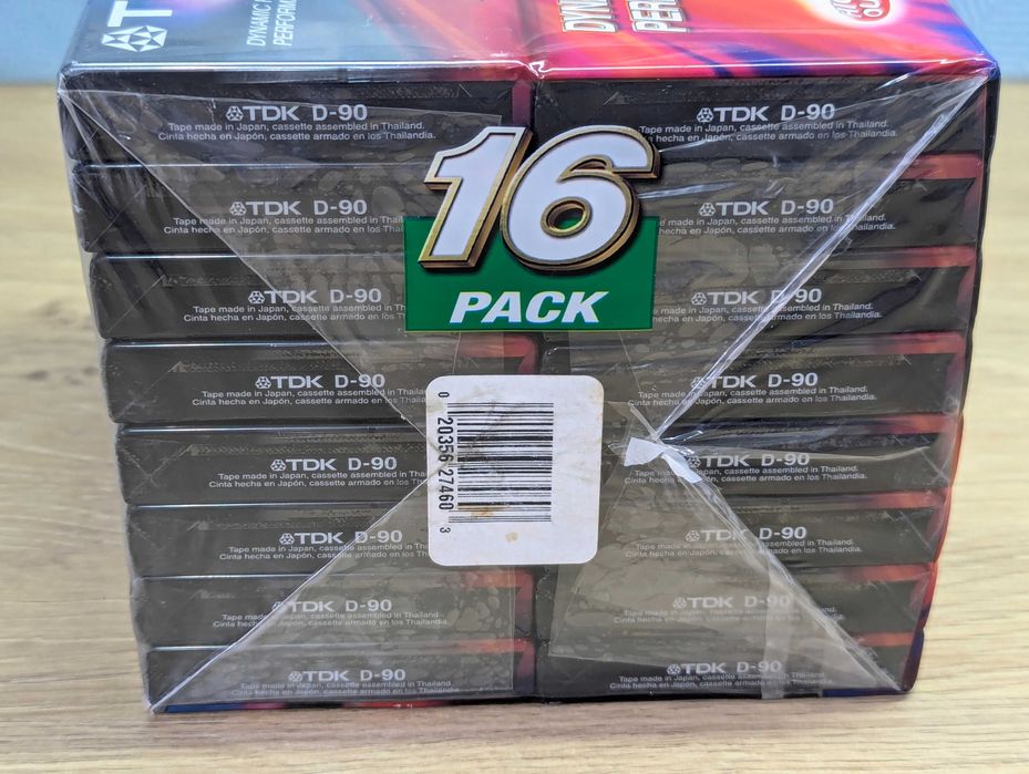 Аудіокасеты аудио кассеты блок 16шт. TDK D90 High Output