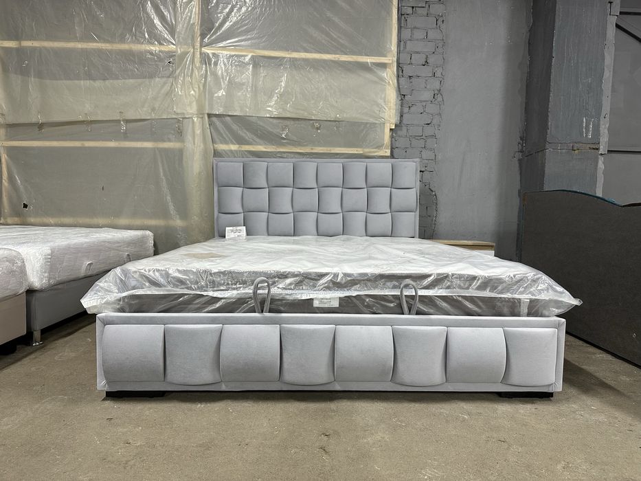 Ліжка з вбудованими матрацами, дешево, двоспальні, з нішою