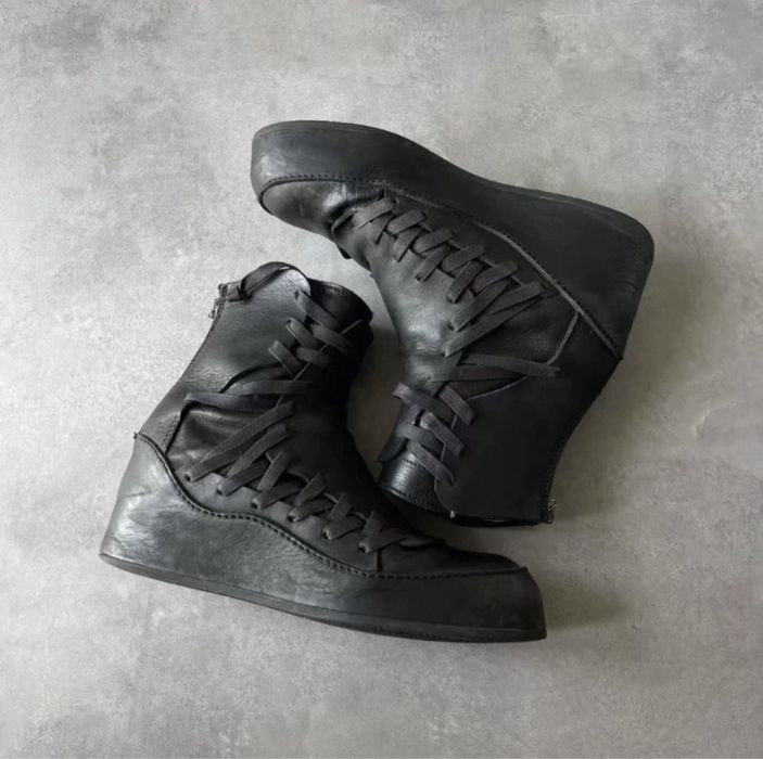 Julius 14SS Runway Stripe Boots