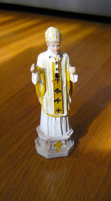 Miniatura em Marfinite do Papa João Paulo II