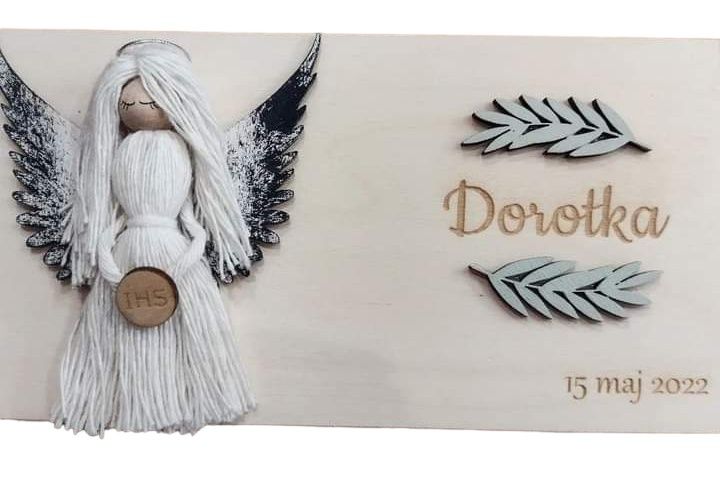 Pudełko na pieniądze chrzest, komunia, bierzmowanie, slub