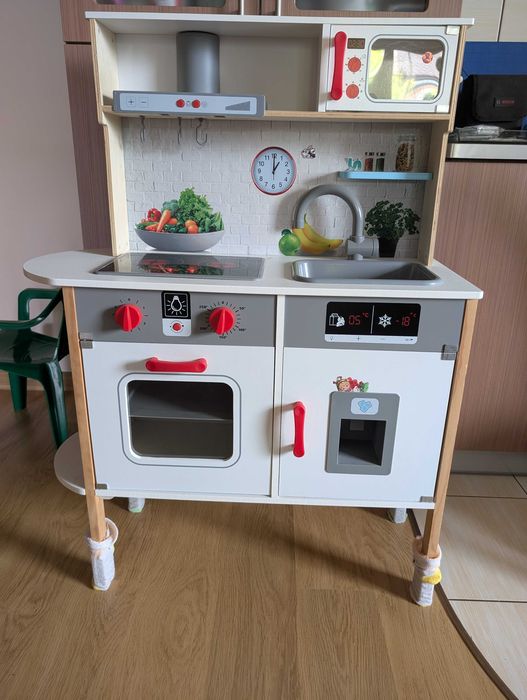 Drewniana kuchnia dla dzieci Lidl (Playtive) – stan bardzo dobry, bez wad!
