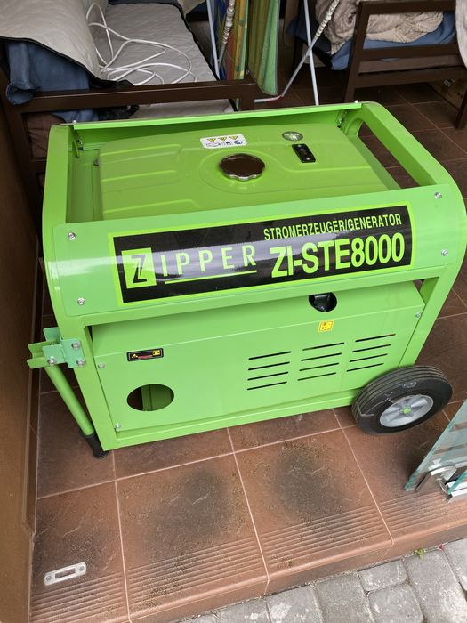 Генератор бензиновий однофазний ZIPPER ZI-STE8000