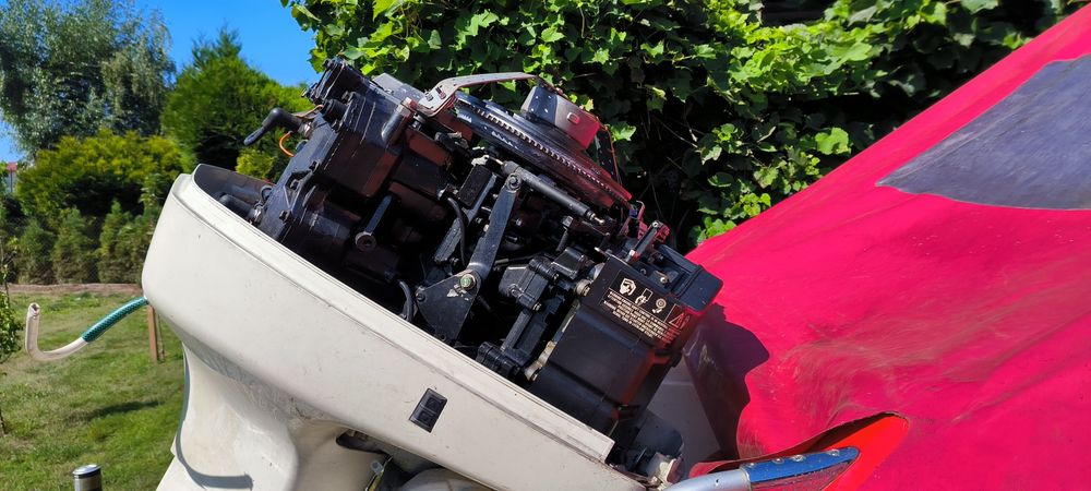 Silnik zaburtowy JOHNSON 135 stopa XL Łódź Bałuty • OLX.pl