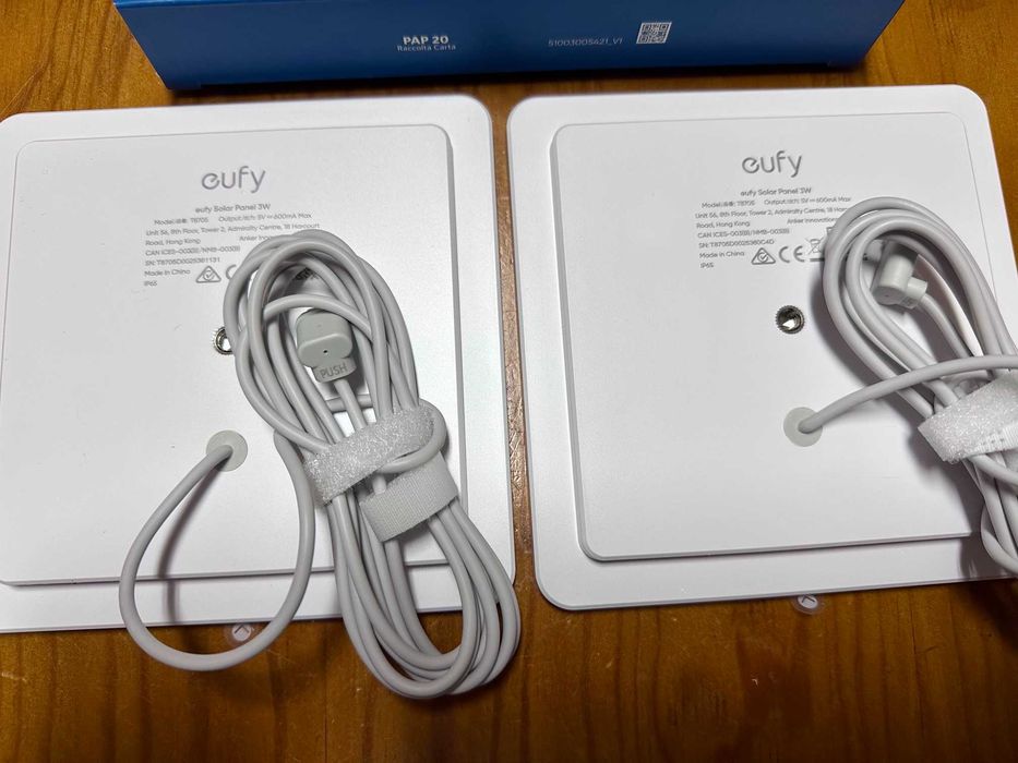 2 Painéis Solares eufy 3W + Suportes