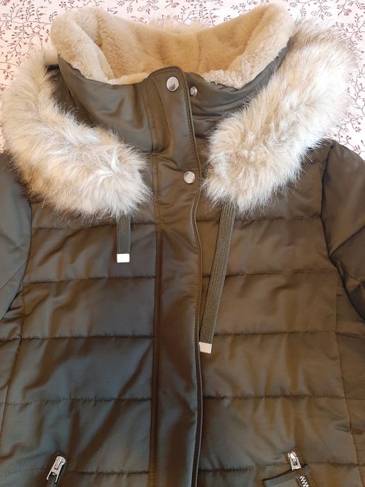 Vendo kispo/Casaco da ZARA, verde caqui, XL, COMO NOVO
