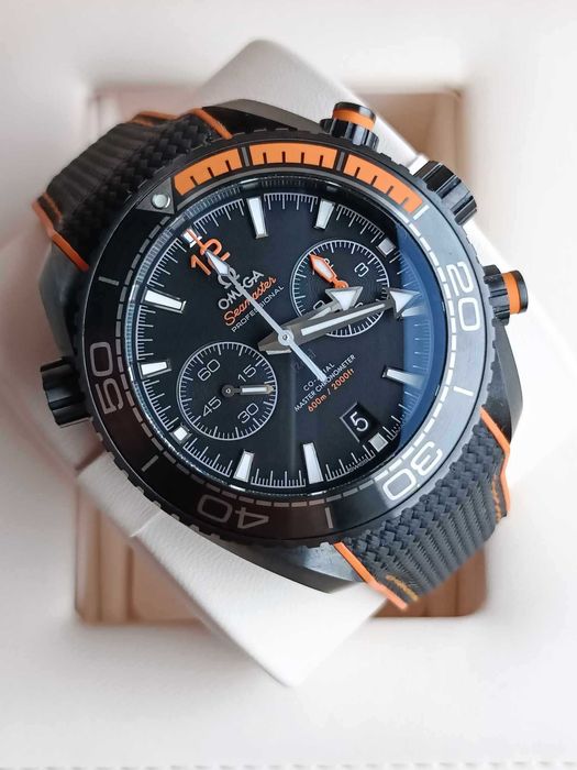 Omega Planet Ocean "Deep Black" Ceramic 45.5mm Orange / 2024r