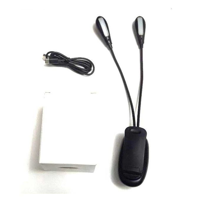 светильник на прищепке аккумуляторный 2 ветки