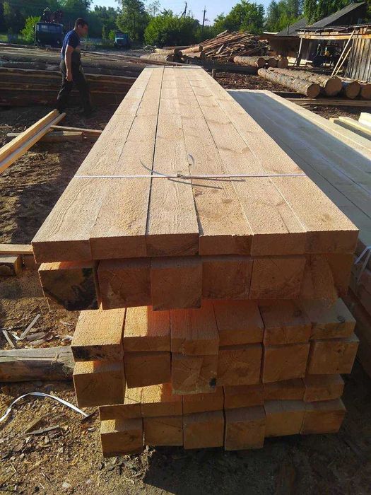 Брус (50*200, 50*150, 50*100) дошка, балка, стропила (сосна) 4-6метрів