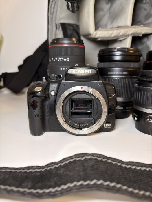 Conjunto de camera mais objetivas