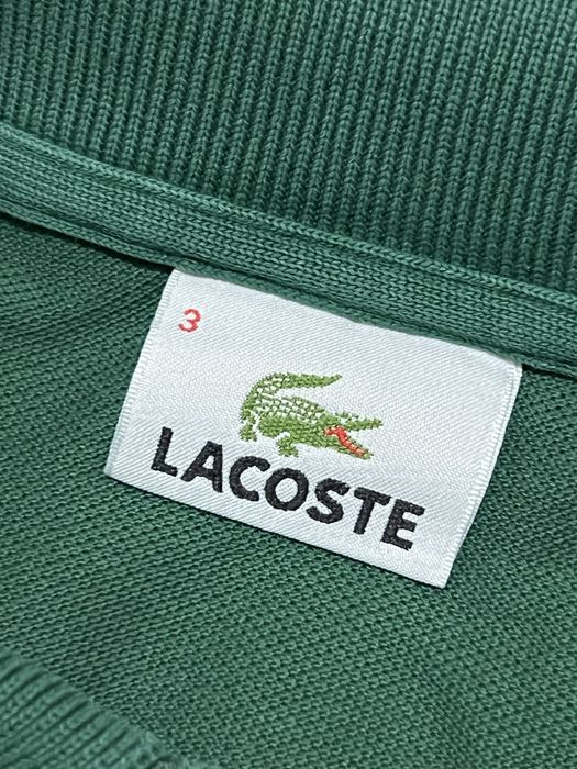 LACOSTE (S) Polo Classic Green чоловіча футболка поло оригінал вінтаж