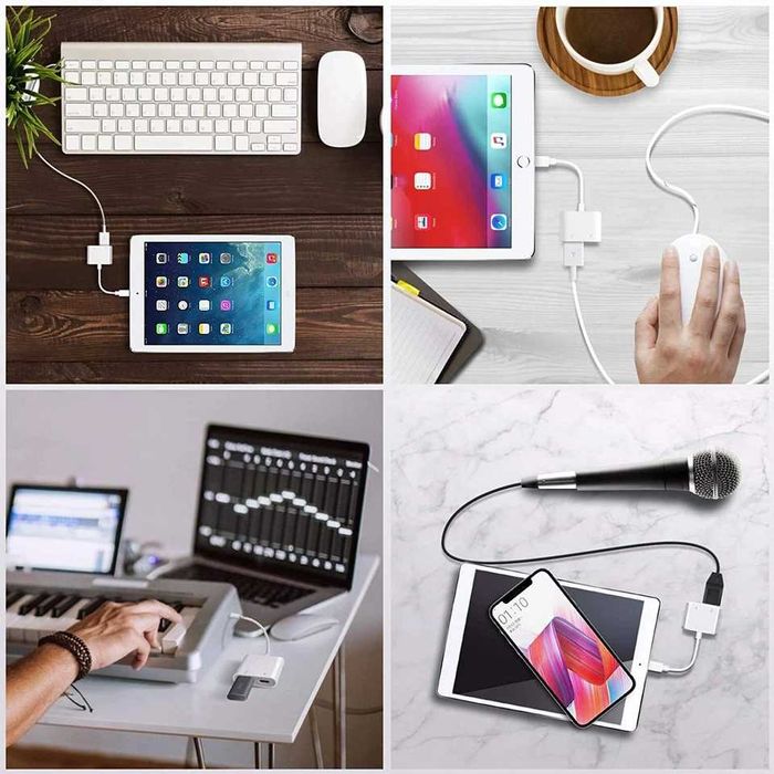 Швидкий OTG адаптер для камери/iPhone/iPad тощо iOS 8 Pin to USB 3.0