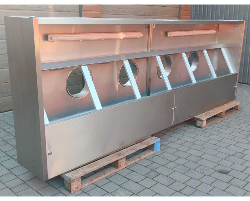 Okap przyścienny gastronomiczny GP PRODUCTION | 360 × 130 cm | 230 V