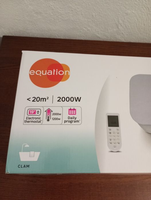 Aquecedor de Parede Equation Clam 2000W