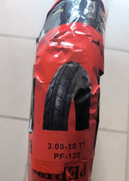Шина 3.00-10 з камерою Тайвань дорожня на скутер Хонда дио