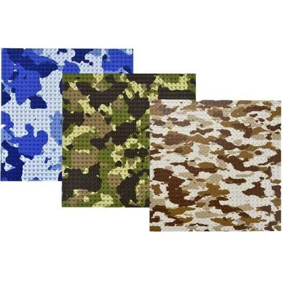 Пластина для LEGO, камуфляж 25х25 см