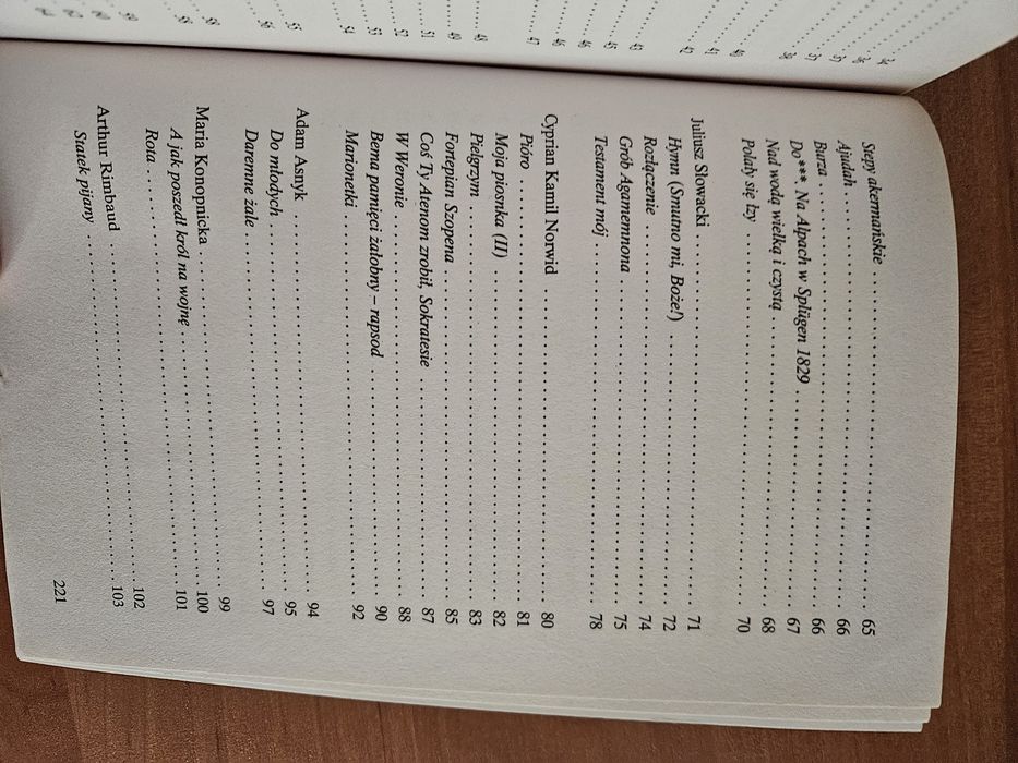 Interpretacja wierszy. Szkoły ponadpodstawowe.