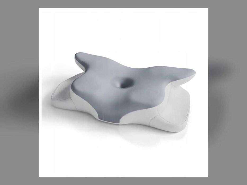Ergonomiczna poduszka ortopedyczna Memory Foam 63x41x14 cm biała