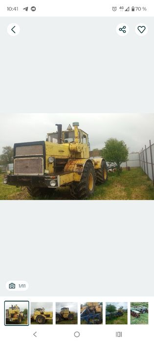 Продам трактор  К701 в рабочем состоянии вместе с агрегатами