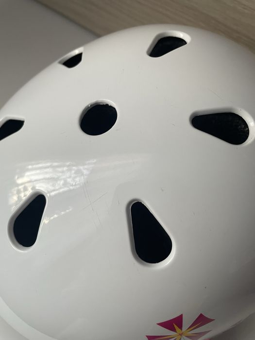 Kask rowerowy dziewczęcy