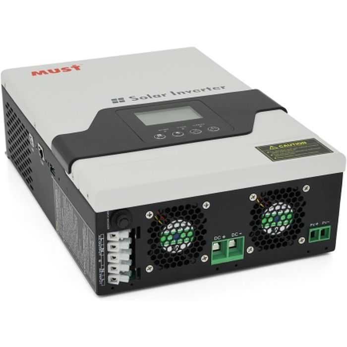 Інвертор гібридний MUST PV18-1012VPM II, 1000W, 12V, 45А