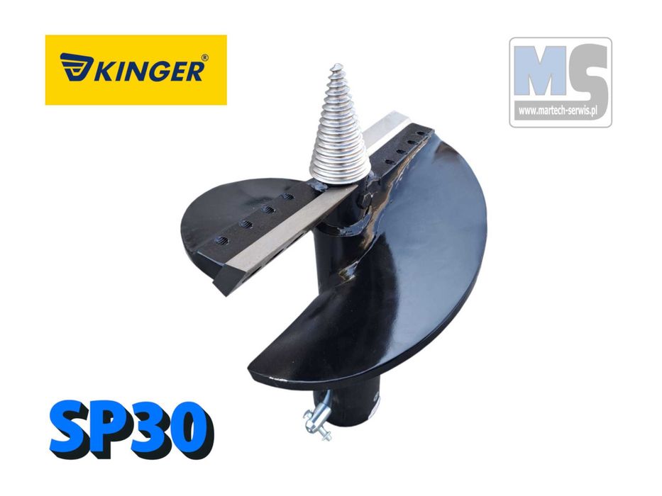 Frez KINGER SP30 do pni karp drewna do wiertnicy hydraulicznej 300mm